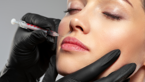 Botox that inject to the girl